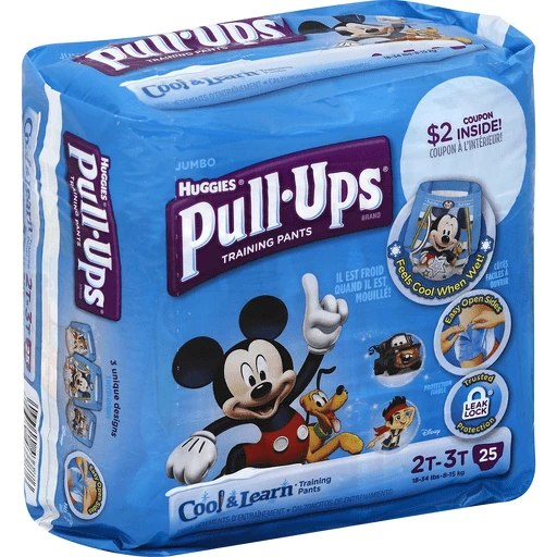 Disney Pull-Ups Learning Designs Training Pants for children 2T-3T - 25  count
