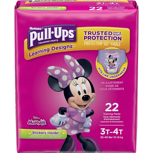 Huggies Pull-Ups Training Pants Learning Designs 3T-4T - 22 CT