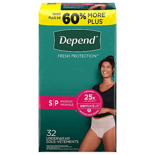 Depend Fresh Protection Fit-Flex Incontinence Underwear for Men Maximum XL ✅