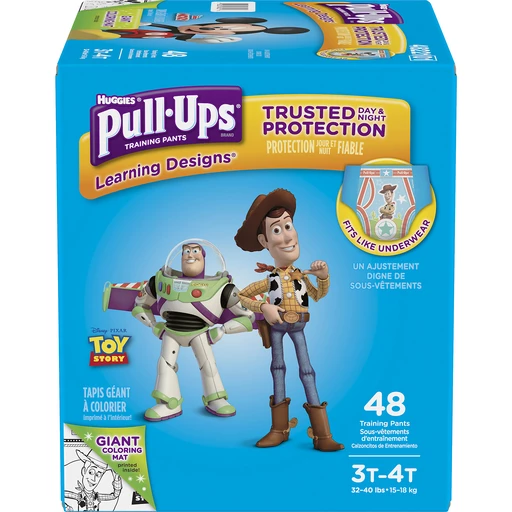 Pull-Up Pants 3t-4t Boy Big Pack, Baby