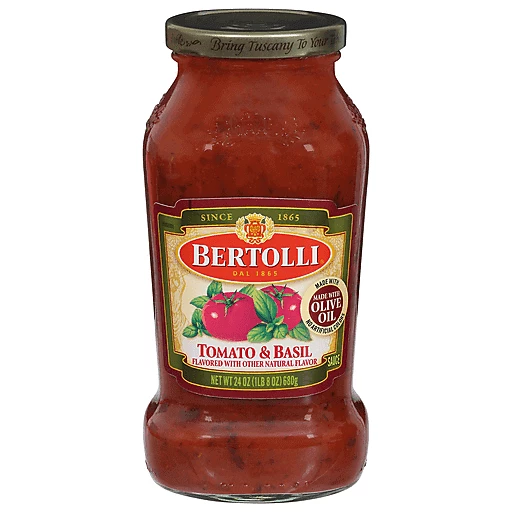BERTOLLI TOMATO & BASIL SAUCE | Glass Pasta Sauce | Super Food Plaza