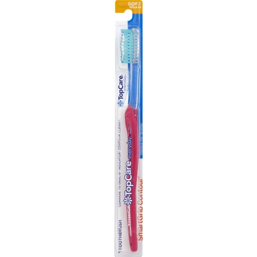 TopCare Everyday Toothbrush, SmartGrip Contour, Soft, Regular