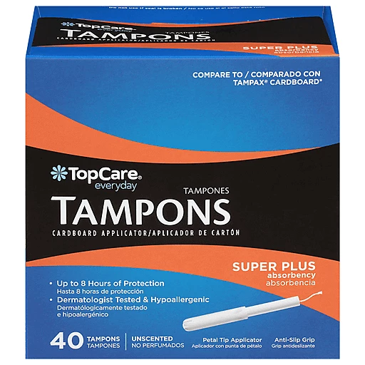 Equate Regular Absorbency Unscented Tampons With Compact Plastic