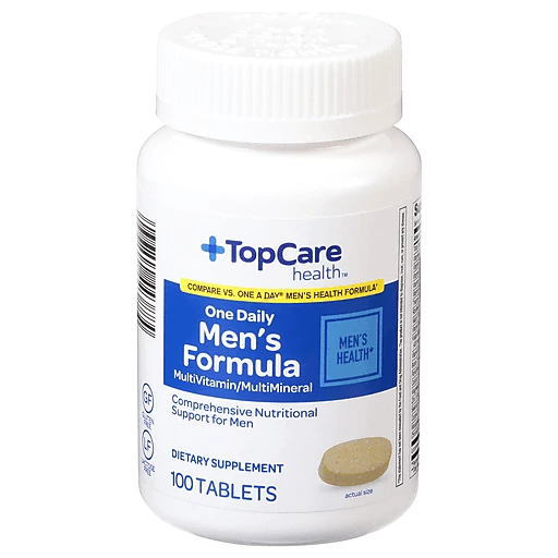 TopCare Health Men's Formula Multivitamin/Multimineral 100 Tablets | Health  & Personal Care | Cannata's