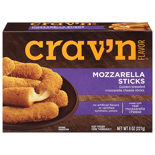 Crav'n Flavor Mozzarella Sticks 8 oz | Frozen Foods | Yoder's Country Market