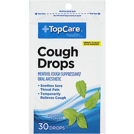 Care® Menthol Eucalyptus Cough Drops 30 Ct | Drops | Lingle's Market