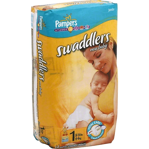 roman Vleien Kano Pampers Swaddlers New Baby Diapers, Size 1 (8-14 lb), Sesame Beginnings,  Jumbo | Diapers & Training Pants | Superlo Foods