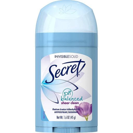 Secret® Balanced Sheer Clean Solid Antiperspirant/Deodorant 1.6 oz. Stick | Deodorants & Antiperspirants | Produce - International Fresh Market