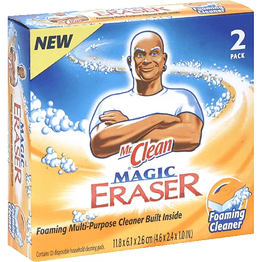 Mr Clean Magic Eraser - Valli Produce: Để có một căn nhà sạch sẽ, bạn cần đến Mr Clean Magic Eraser! Không cần sử dụng hóa chất độc hại, chỉ cần một chút nước và lòng trắng trứng là các vết bẩn, vết ố trên tường, sàn nhà, sàn gạch, lò sưởi đều biến mất chỉ trong vài giây. Đến Valli Produce để sở hữu Mr Clean Magic Eraser ngay hôm nay.