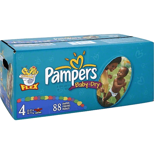 triatlon terras formule Pampers Baby Dry Diapers, Size 4 (22-37 lb), Sesame Street | Diapers &  Training Pants | Ron's Supermarket