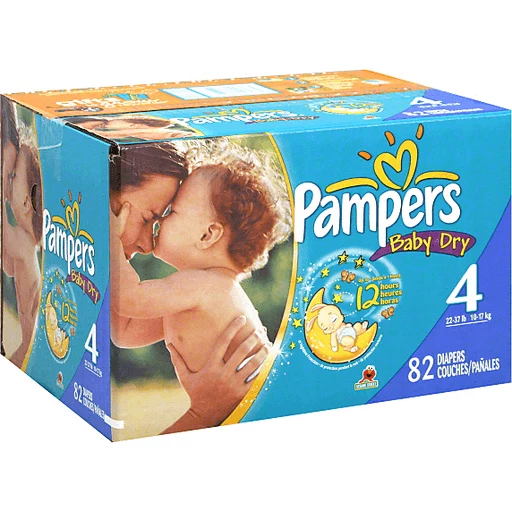 dichtbij Verplaatsing eindeloos Pampers Baby Dry Size 4 Sesame Street Diapers - 82 CT | Diapers & Training  Pants | Sinclair Foods