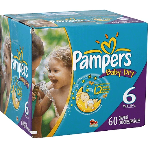 Injectie Thermisch Moreel Pampers Baby Dry Diapers, Size 6 (35 + lb), Sesame Street | Shop |  Matherne's Market