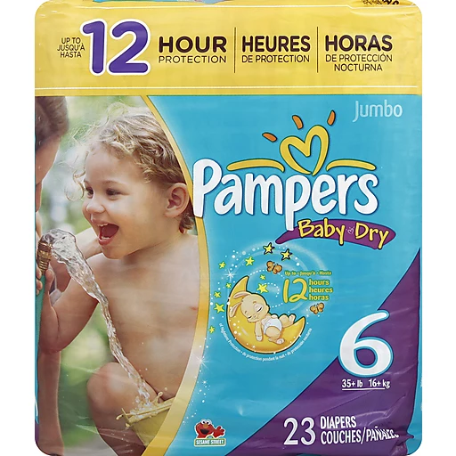 Pampers Baby Dry Size 6 Diapers 23 ct Pack | Baby | Fresh Shopping