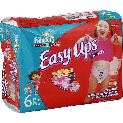 Pampers Easy Ups Training Pants Girl 4T-5T - 19 CT