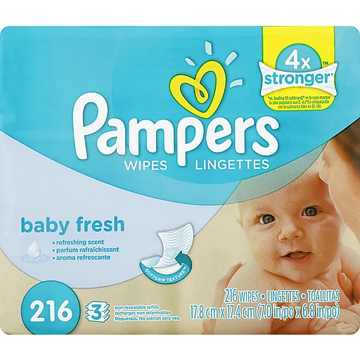 gordijn Ritueel Mevrouw Pampers Baby Fresh 3x Baby Wipes | Wipes, Refills & Accessories | Foodtown