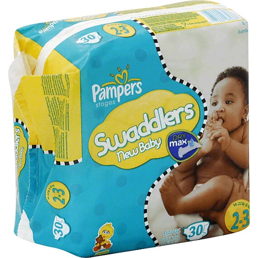 Pampers Stages Swaddlers New Baby Diapers, 2-3 lb), Sesame Beginnings, Jumbo | Foodtown