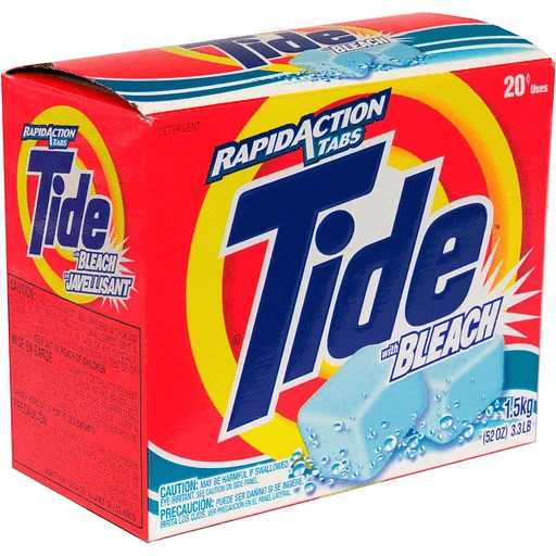 Tide With Bleach Action Tabs | Shop | Sooners