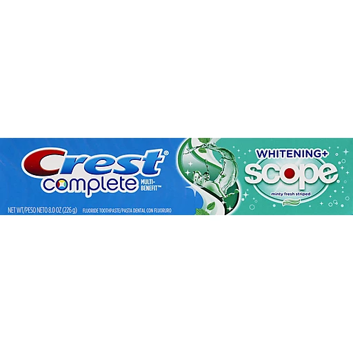Crest Complete Whitening Toothpaste Minty Fresh
