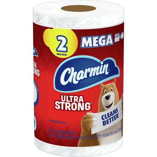 Charmin Ultra Strong Toilet Paper 2 Mega Roll, 264 Sheets Per Roll | Toilet  Paper | Festival Foods Shopping