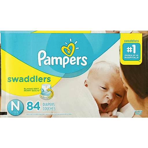 Leer roem Bemiddelaar Pampers Swaddlers Newborn Diapers Size N 84 Count | Diapers & Training  Pants | Yoder's Country Market