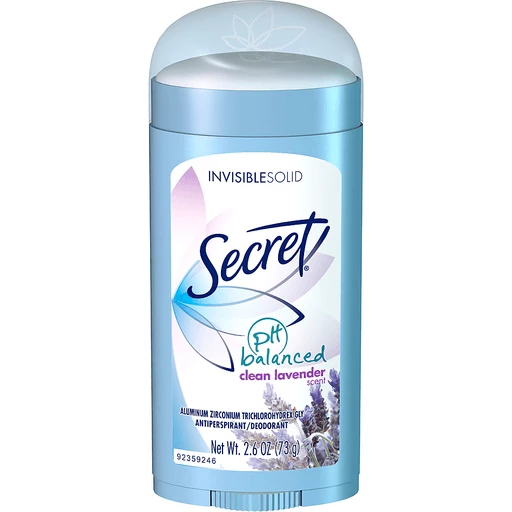 Secret Invisible Antiperspirant and Deodorant, Clean Lavender, 2.6 oz | Shop | Produce Fresh Market