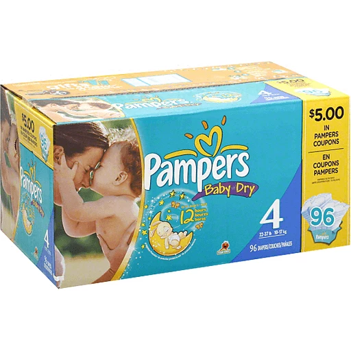 Uitvoeren Verhandeling Oh jee Pampers Baby Dry Diapers Size 4 Super Pack 96 Count | Diapers & Training  Pants | Superlo Foods