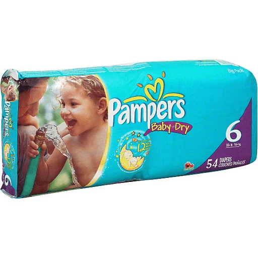 Diplomaat Verbanning Moment Pampers Baby Dry Diapers, Size 6 (35+ lb), Sesame Street, Big Pack |  Diapers & Training Pants | Matherne's Market