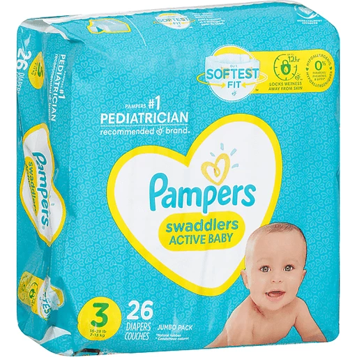 Penetratie plotseling Geslaagd Pampers Swaddlers Diapers , Size 3 Jumbo | Size 3 Diapers | Big Y Foods