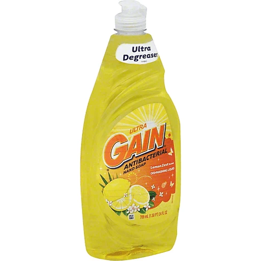 Gain Lemon Zest Dishwashing Liquid
