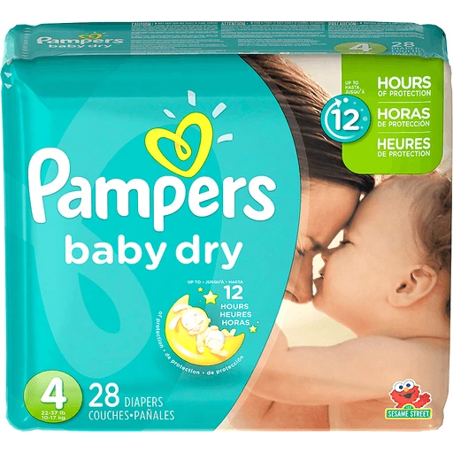 Investeren Botanist Kosmisch Pampers Baby Dry Diapers Size 4 ( 22 - 37 lb), 28 Ct | Diapers & Training  Pants | D'Agostino