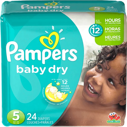 Motiveren Aanbeveling plotseling Pampers Baby Dry Diapers Size 5 (27+ lb), 24 Ct. | Diapers & Training Pants  | D'Agostino