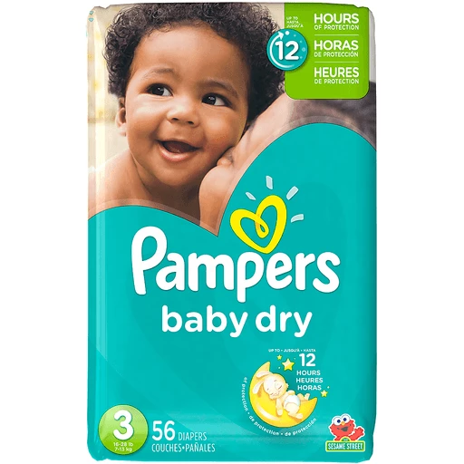 Pampers Baby Dry Size Diapers 56 Pack | & Training Pants | Ramsey's Cash Saver