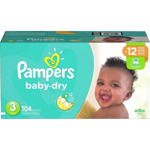 Baby Dry Diapers Size 3 - 104 | Diapers & Training Pants | Foods