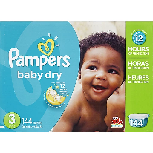 Baby-Dry Diapers Size 3 144 Count Diapers & Training | Robert Fresh Shopping