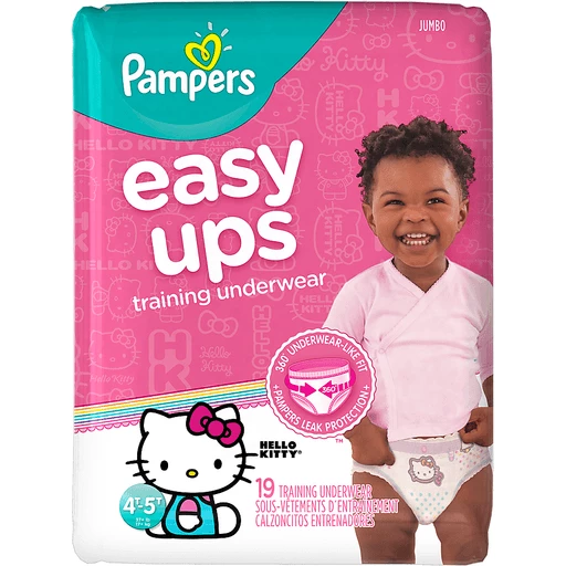 Pampers Easy Ups Training Underwear, 4T-5T (37+ lb), Hello Kitty, | Diapers & Training Pants | Food Markets