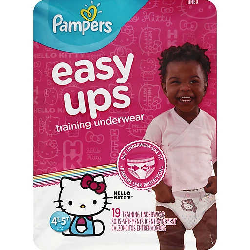 Pampers Easy Ups Boys Size 4T-5T Training Pants 19 ct Pack