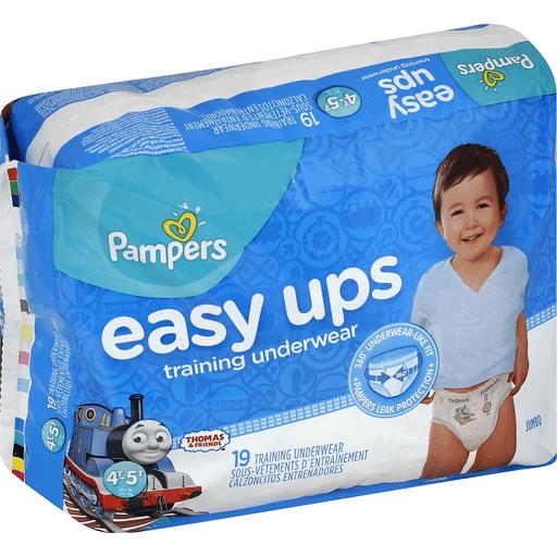 Pampers Easy Ups Training Underwear, 4T-5T (37+ lb), Thomas & Friends,  Jumbo, Diapers & Training Pants