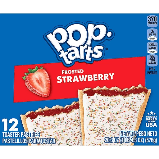 Pop.Tarts Frosted Strawberry , 12 Count | Toaster Pastries | Big Y Foods