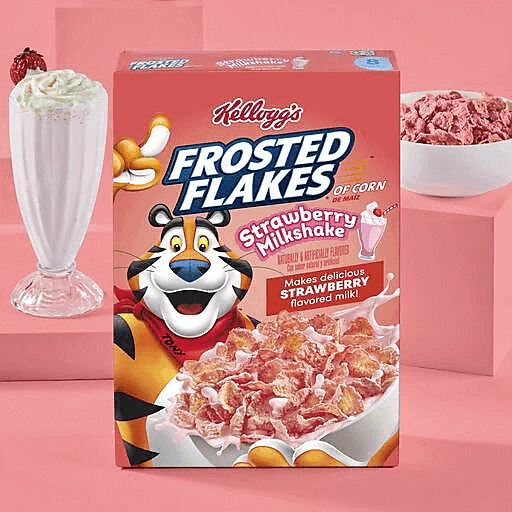  Kellogg's Frosted Flakes Cold Breakfast Cereal, 8