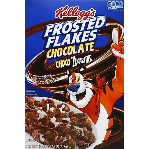 Kellogg's Cereal Frosted Flakes Chocolate Choco Zucaritas, Cereal