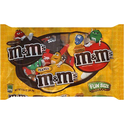 M&M Peanut Butter Chocolate Candies, Packaged Candy