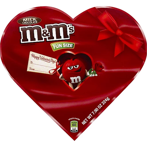 Valentine's Day Red Heart - Peanut M&Ms