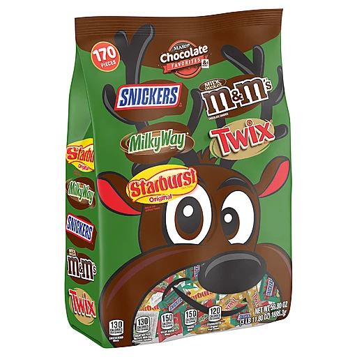 Mars Chocolate Candies, Favorites 170 Ea, Chocolate Candy