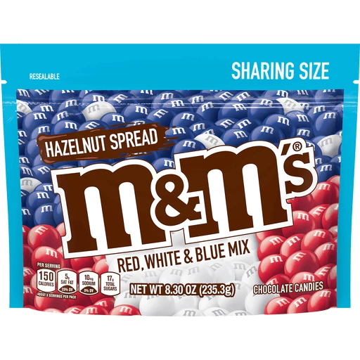 M&M's Milk Chocolate Red White & Blue