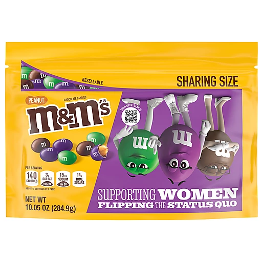 M&M's Chocolate Candies, Peanut, Share Size