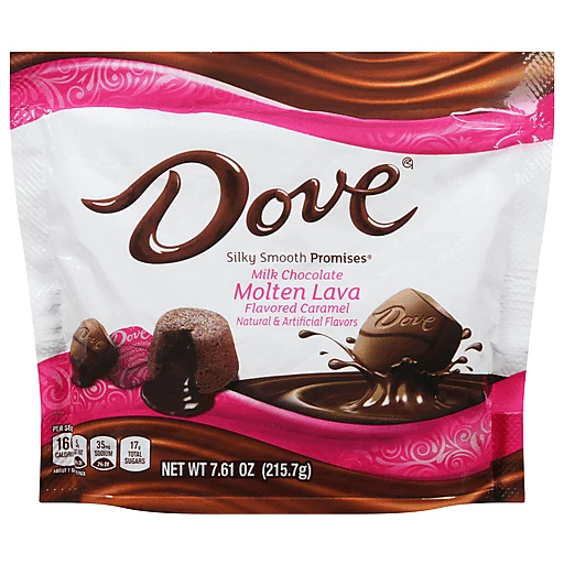 Murciélago mano Cumplimiento a Dove Milk Chocolate, Molten Lava Flavored Caramel 7.61 Oz | Chocolate Candy  | D&W Fresh Market