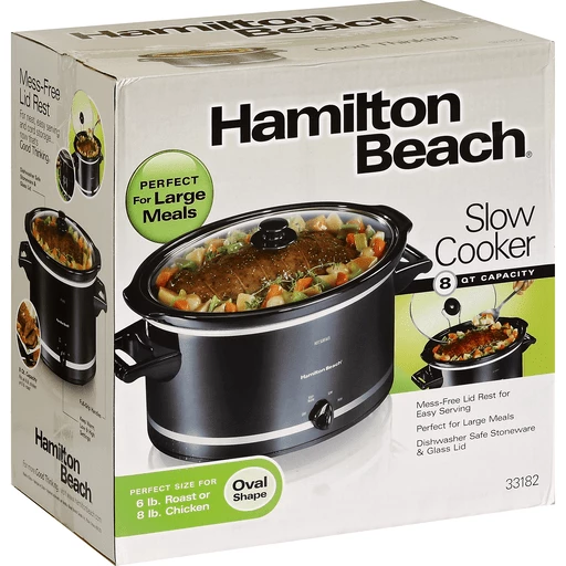 Hamilton Beach Slow Cooker, 6 Quart Capacity, Large Capacity