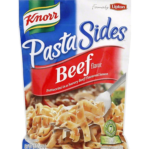 Knorr Pasta Sides Fettuccini, Beef Flavor | Pantry | Festival Foods Shopping