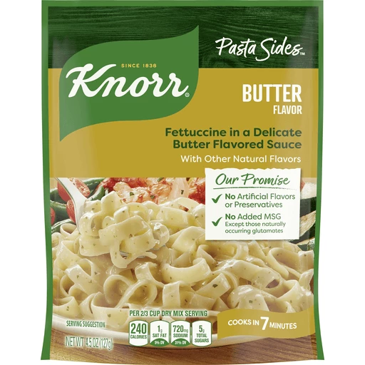 Knorr Pasta Sides Butter Fettuccine,  oz | Pasta Noodles & Rice Kits |  Uncle Giuseppe's
