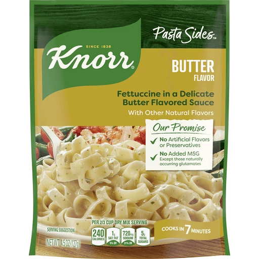 Knorr Pasta Sides Butter Fettuccine,  oz | Pasta & Noodle Dinner Kits |  St. Marys Galaxy